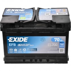 Акумулятор  Exide 6 CT-70-R Start-Stop EFB EL700