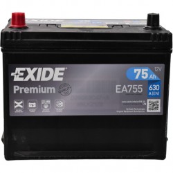 Акумулятор  Exide 6 CT-75-L Premium EA755