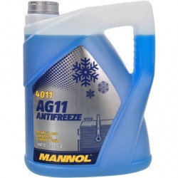 Синій готовий антифриз AG11 Mannol  Longterm G11 -40 °C 5л