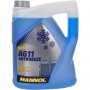 Синій готовий антифриз AG11 Mannol  Longterm G11 -40 °C 5л