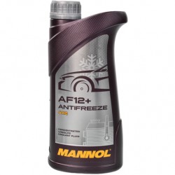Червоний концентрат антифризу Mannol AF12+ Longlife G12+1л