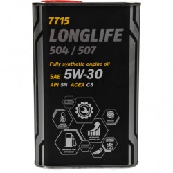 Моторна олива Mannol Longlife 504/507 (Metal) 5W-30 (1 л)