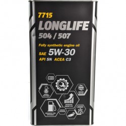 Моторна олива Mannol Longlife 504/507 (Metal) 5W-30 (5 л)