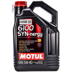Моторна олива Motul 6100 SYN-nergy 5W-40 (5 л)