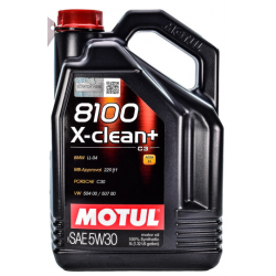 Моторна олива Motul 8100 X-Clean+ 5W-30 (5 л)