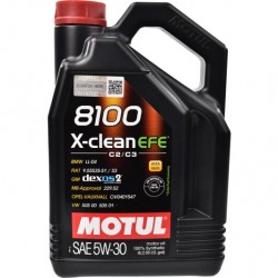 Моторна олива Motul 8100 X-Clean EFE 5W-30 (4 л)
