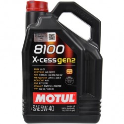 Моторна олива Motul 8100 X-Cess gen2 5W-40 (5 л)