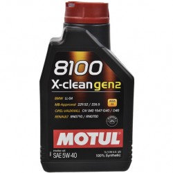 Моторна олива Motul 8100 X-Clean gen2 5W-40 (1 л)