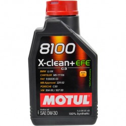 Моторна олива Motul 8100 X-Clean+EFE 0W-30 (1 л)