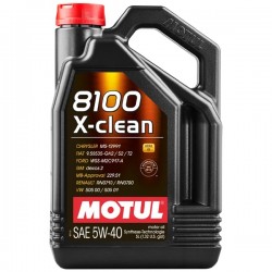 Моторна олива Motul 8100 X-Clean 5W-40 (5 л)