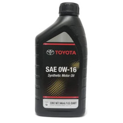 Моторне масло Toyota Motor Oil Synthetic 0W-16 1л