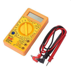 Мультиметр HAOYUE DT830B yellow, 9V, щупи