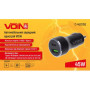 Автомобільний зарядний пристрій VOIN 45W, 1USB QC3.0 18W + 1PD 27W, 12/24V