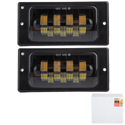 Фари дод. модель LADA/2110-14/LD-519 L4-W/Y/12-24V/50W/7LED-3000K/6000K