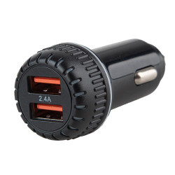 Автомобільний зарядний пристрій VOIN C-36208, 2USB (12/24V - 5V 2,4A)