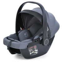 Автокрісло дитяче ME 1176 i-LINE Melange Gray (1шт) i-SIZE R129, зріст дитини 40-87см, рег.підголівник, сірий