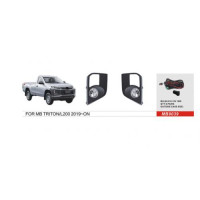 Фари дод. модель Mitsubishi Triton/L200/Pajero Sport 2018-/MB-9039/H16-12V19W/ел.проводка
