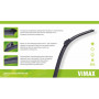 Щітка склоочищувача безкаркасна VIMAX 17