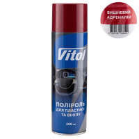Поліроль для пластику та вінілу ТМ VITOL 500 мл Вишневий адреналін