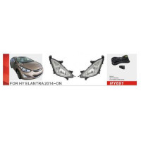 Фари дод. модель Hyundai Elantra/2014-16/HY-691/H8-12V35W/ел.проводка