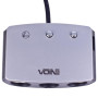 Розгалужувач (подовжувач) прикурювача VOIN 3 виходи + 1USB 2400 mA 12/24V SC-3005 дріт