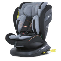 Автокрісло ME 1117 I-CON Melange Ultimate Gray (1шт) дитяче, фаза 1,2 (ріст дит.40-150см),  i-size, поворот 360?,сірий
