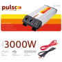Перетворювач напруги PULSO/ISU-3000/12V-220V/3000W/LCD/USB-5VDC2.0A/син.хвиля/клеми