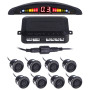 Паркувальна система Pulso LP-10180/LED/8 датчикiв D=22мм/конектор/black