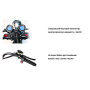 Електроскутер Chopper 3000W, 60V20Ah, Black