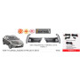 Фари дод. модель Toyota Corolla 2016-18/TY-577L1-A/H11-12V55W+DRL-3W/3W/FOG+DRL+TURN/eл.проводка