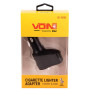 Подовжувач прикурювача VOIN 1 вихід + 2USB 2400mA 12/24V SC-1528С