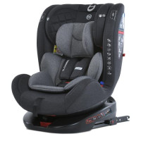 Автокрісло дитяче ME 1114 EVEREST Light Gray (1шт) 0,1,2,3(до36кг),5-ти точ.рем.безпеки, isofix, 360град, світло-сірий