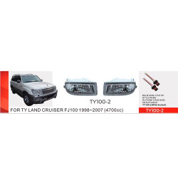 Фари дод. модель Toyota LC  FJ100 1998-2007/TY-100-2/9006-12V51W