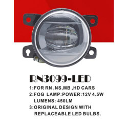 Фари дод. модель Renault/HD/NS/MB/SZ Cars/RN3099-LED/12V4.5W450Lm/ел.проводка