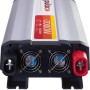 Перетворювач напруги PULSO/IMU-2020/12V-220V/2000W/USB-5VDC2.0A/мод.хвиля/клеми