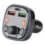 Модулятор FM, VOIN W-3305, 12-24V 2 USB 3.1A, 1 PD 20W, BT5.3, Hands free, вольтметр