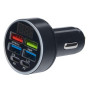 Автомобільний зарядний пристрій VOIN 36W, 4USB QC3.0 18W + 2PD 18W, 12/24V