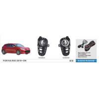Фари дод. модель KIA Rio/2017-20/KA-854E/HB4(9006)-12V51W/ел.проводка