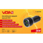 Автомобільний зарядний пристрій VOIN 36W, 2USB QC3.0, 12/24V (3.6-6.5V/3A; 6.5-9V/2A; 9V-12V/1.5)