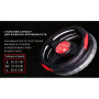 Чохол на кермо VLOD-L2031 BK M чорн/БО/перф/шкіра