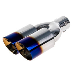 Насадка на глушник НГ-0260-BL, внутр.d 64мм/довж. 250мм/2*зовн.d 89мм