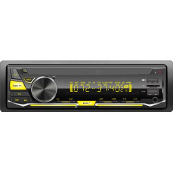 Автомагнітола Pulso-110411:RGB, USB, FM, RCA, LCD-дисплей, 4?50 Вт, керування через Bluetooth