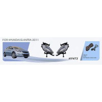 Фари дод. модель Hyundai Elantra/2011-14/HY-473/881-12V27W/ел.проводка