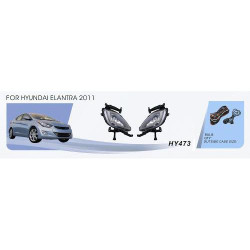Фари дод. модель Hyundai Elantra/2011-14/HY-473/881-12V27W/ел.проводка
