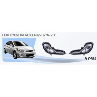 Фари дод. модель Hyundai Accent 2010-15/HY-485/881-12V27W/ел.проводка