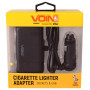 Розгалужувач (подовжувач) прикурювача VOIN 2 виходи +2USB 2400mA 12/24V SC-2004L дріт