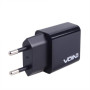 Мережевий зарядний пристрій VOIN 28W, 2 USB, QC3.0 (Port 1-5V*3A/9V*2A/12V*1.5A. Port 2-5V2A)