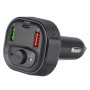 Модулятор FM, VOIN W-3386, 12-24V 2 USB 4.8A, 1 Type C, BT5.0, Hands free, вольтметр
