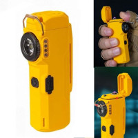 Ліхтар MULTIFUNCTIONAL D51-SMD yellow, Li-Ion акумулятор, індикація заряду, запальничка, ЗУ Type-C, Box