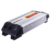 Перетворювач напруги PULSO/IMU-2020/12V-220V/2000W/USB-5VDC2.0A/мод.хвиля/клеми